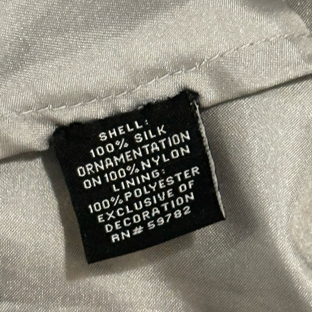 Adrianna Papell Blue Sequence Beaded Silk Madi Dress size 22W - Picture 5 of 10